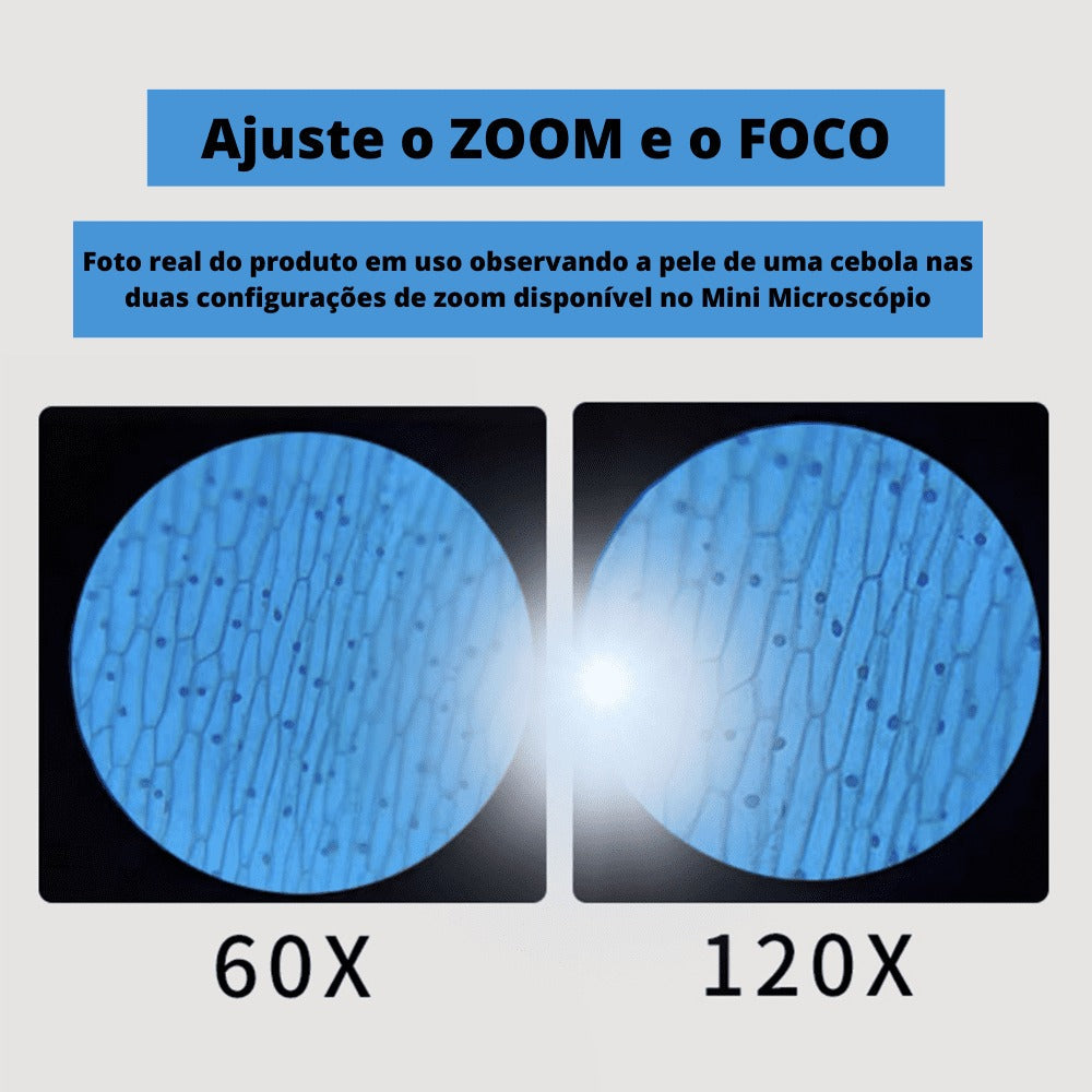 Minoscópio Portátil MUNDO CIÊNCIA