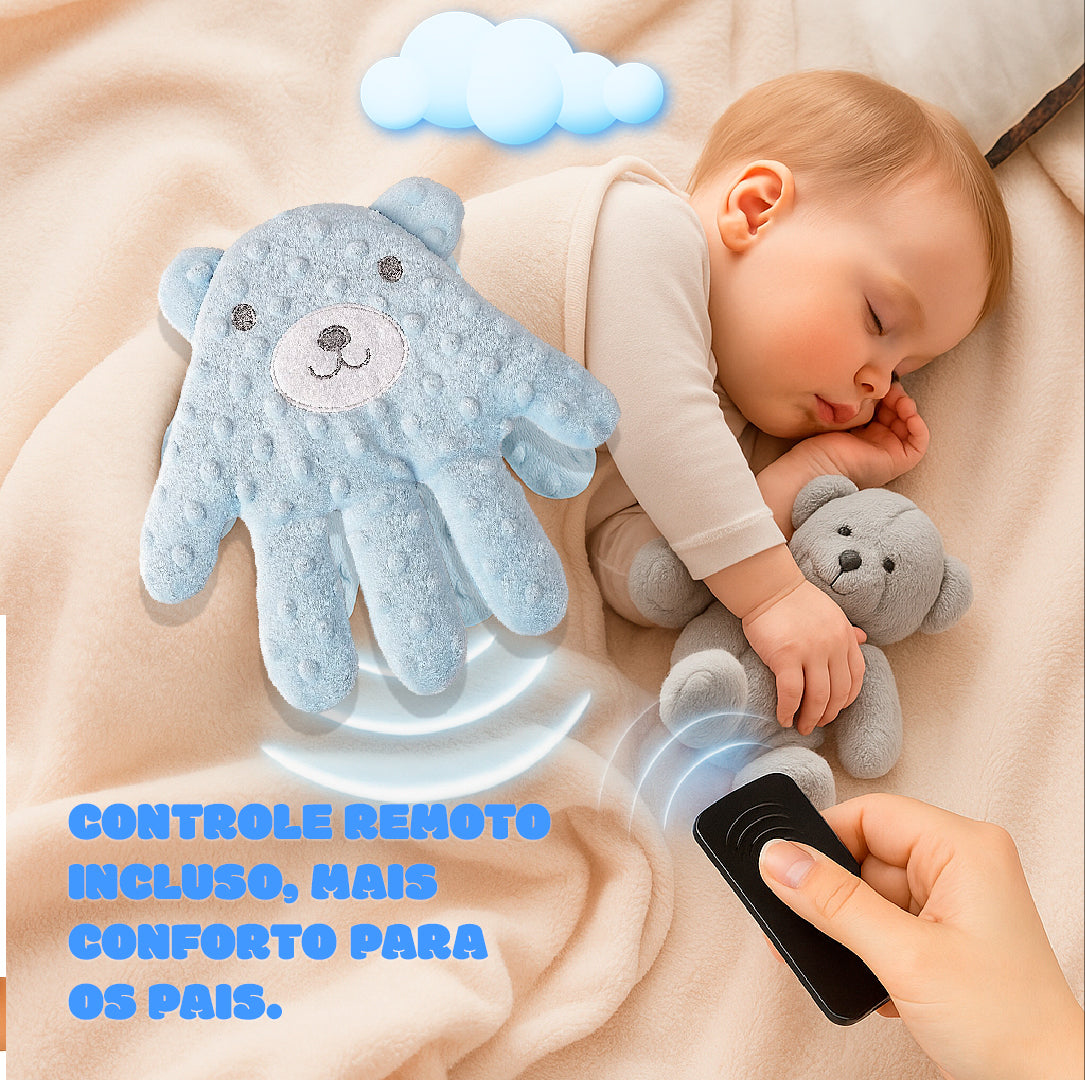 Palmin Soluza™ - Mãozinha mágica que acalma seu bebê com palminhas automática