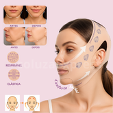 NeoLift™ - Máscara de Contorno Facial - Suaviza Rugas, Papada e Modela o Rosto