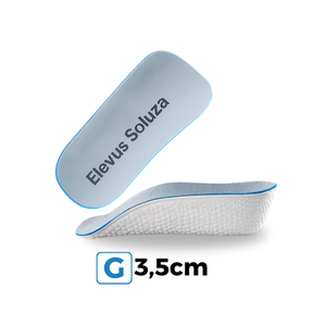Elevus Soluza™ – Palmilha Ortopédica que Aumenta sua Altura Naturalmente +3,5Cm