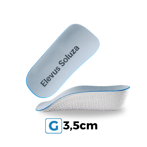 Elevus Soluza™ – Palmilha Ortopédica que Aumenta sua Altura Naturalmente +3,5Cm