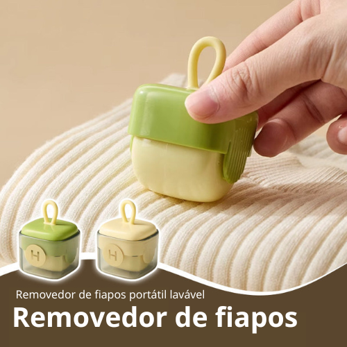 Removedor de Fiapos Portátil e Lavável