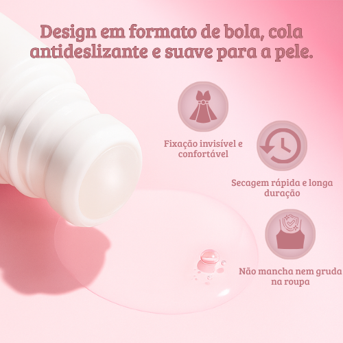 FixaBelle Soluza™ –  Bastão Adesivo de Fixação Invisível para um Look Sempre no Lugar
