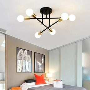 Lustre Led Pendente Minimalista com 6 Lâmpadas - LightWave
