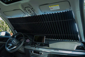 Protetor Solar Automotivo Retrátil com Proteção UV - SolarShield