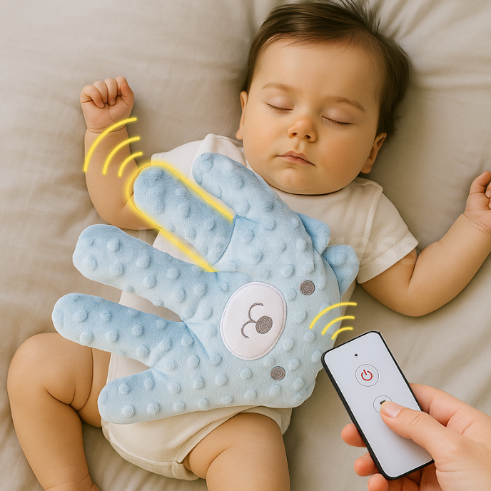 Palmin Soluza - Mãozinha mágica que acalma seu bebê com palminhas automática